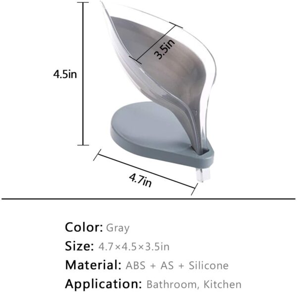 Leaf Shape Soap Holder Plastic