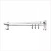 Foldable Towel Rod with Hooks S.S