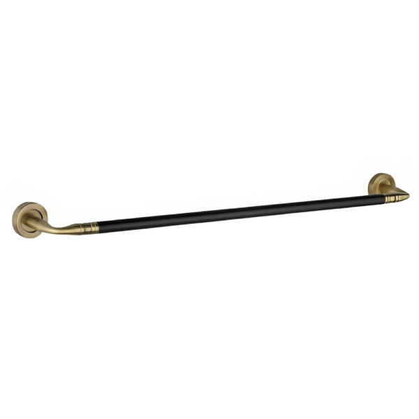 Towel Bar Gold Black